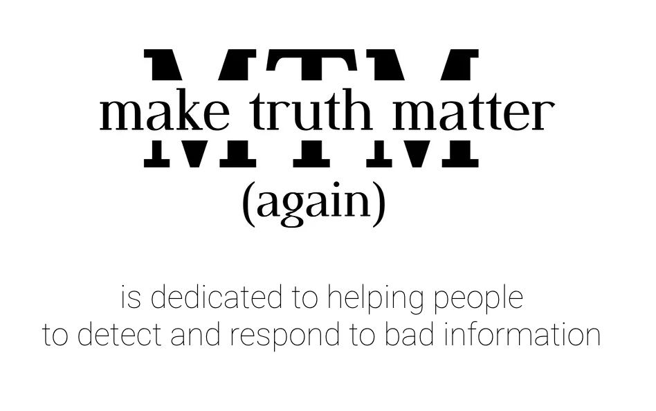 Make Truth Matter